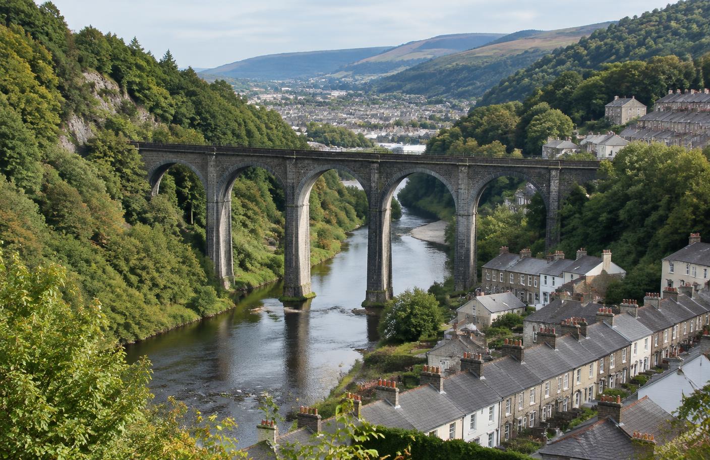 Neath, Port Talbot & the Neath Valley local landscape